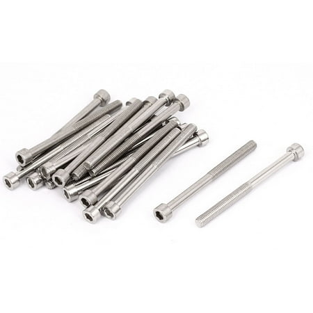 75mm Boot - Unique Bargains M6 x 75mm 304 Stainless Steel Hexagon Socket Head Cap Screws Bolt DIN 912 20pcs