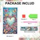 thumbnail image 3 of Kit Con Forma Especial Parcial DIY 5D Flores 40x70cm, 3 of 9