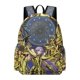 thumbnail image 1 of Los Caballeros del Zodiaco-theme Backpack, Campus style schoolbag Bookbag with Adjustable Shoulder Straps And Large Zip Compartment, Unisex Travel Bags.42x30x15cm, 1 of 6