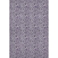 thumbnail image 2 of HomeRoots 655080 5 x 8 ft. Purple & Gray Floral Washable Machine Made Rectangle Area Rug with UV Protection, 2 of 8