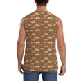 thumbnail image 4 of Balery Armadillo Floral 1 Camisetas sin mangas para hombre, absorbe la humedad y protege contra el mal olor.-XX-Large, 4 of 7