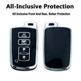 thumbnail image 4 of Yuebutor Key Fob Cover Case Compatible with Toyota Highlander Camry RAV4 Corolla Avalon Tocoma Tundra 4Runner Sequoia Accessories Shell Protector, 4 of 7