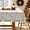 White2, variant on White Floral Christmas Rectangle Tablecloth,Holly Bow Polyester Table Cover for Xmas Brunch Indoor Decor,52x70 Inch