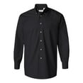 thumbnail image 1 of Van Heusen Mens Silky Poplin Shirt, S, Black, 1 of 3