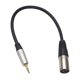 thumbnail image 1 of Conector macho de 3,5 mm a XLR Cable macho Cable de audio Micrófonos Altavoces Consolas de sonido Amplificador tholdsy  EL0603-01, 1 of 2