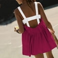 thumbnail image 4 of Meichang Robe de Tennis pour Femmes avec Soutien-Gorge Intégré Sans Manches Décontractée Dos Nu Robe de Golf Robe Athlétique Été Tendance Patchwork Mini Courte Robes d'Entraînement, 4 of 7