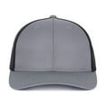 thumbnail image 3 of Blank and Custom Outdoor Cap OC771PF Low Pro Ladies Trucker, Soft Snap Closure-Charcoal/Black, 3 of 8