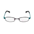 thumbnail image 3 of NEW THALIA PAOLA WOMENS/LADIES DESIGNER FULL-RIM BLACK / TEAL PERFECT FOR SCHOOL COLLEGE GIRLS TEENS FRAME DEMO LENSES 44-17-125 EYEGLASSES/GLASSES, 3 of 8