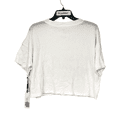 thumbnail image 2 of Calvin Klein Womens Performance Sliced Logo Cropped T-Shirt,Melrose,Small, 2 of 6