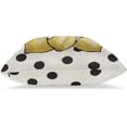 thumbnail image 3 of Summer Pillow Covers 18x18 Set of 2, Yellow Lemons Polka Dots Decorative Throw Pillow Cases Watercolor Summer Seasonal Linen Decorations for Home Bed Car Spring Decor, 3 of 6