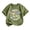 L379 Army Green, variant on Curuila Toddler Girls Tshirts Short Sleeve Letter Print Crew Neck Tops For Girls Everyday Wear Comfort Back To School Clothes Size 2-3 Years