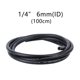 thumbnail image 1 of Car Oil Hose Fuel Pipe 4mm/6mm/8mm/10mm/12mm Oil Fuel Hose Line Car Turbo Oil Cooler Hose Black Hose~18144, 1 of 1