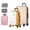 Pink-26in+Yellow-20in, variant on Luggage Sets 5 Piece(20",26" ),Hardside Carry-On Luggage, Hardshell Suitcase With Wheels, With Scratch-Resistant Surface, Four Multi-directional Wheels