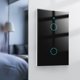 thumbnail image 4 of TUYA Smart Light Switch Cuenta regresiva Teléfono Móvil Lámpara de control remoto Interruptores de sala de estar Suministros Inteligentes Inicio Negro 2-Gang Advancent HA011723-05, 4 of 7