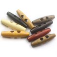 thumbnail image 2 of Hebilla de madera de olivo, botón de madera natural, doble agujero, abrigo de lana, gabardina, par de botones, hebilla de madera de olivo, 2 of 5