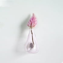 2025 New Mini Bud Vases for Fridge - Glass Flower Vases, Cute 3D Tiny Vase for Refrigerator, Kitchen, Office & Locker Decoration
