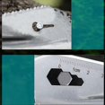 thumbnail image 5 of Gardening Trowel, Multifunctional Survival Digging Trowel, Light Weight Serrated Edge Digger with Sheath (Silver), 5 of 5