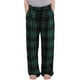 thumbnail image 1 of Pantalones de pijama PATPAT para niños a cuadros verde/negro, tallas 7-8 años, 1 of 7