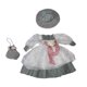 thumbnail image 2 of Vestido para muñeca de niña a escala 1/3, disfraz, accesorios para muñecas, decoración, educativo, suave, para fotos. Gris, 2 of 8