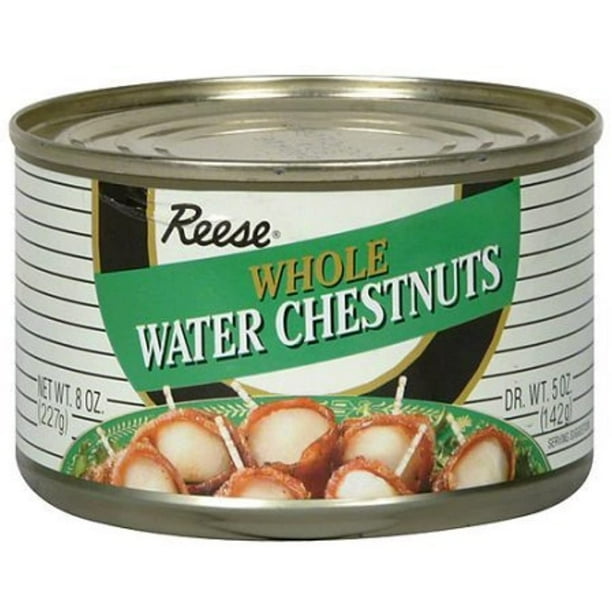 Reese Whole Water Chestnuts, 8 Oz (Pack Of 24)