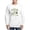 White, variant on - The Mountains Are Calling Long Sleeve T Shirt - Unisex Cotton Long Sleeve T-Shirt