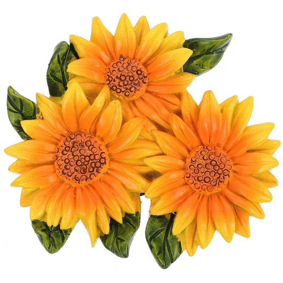 NIAIZEK Sunflower Refrigerator Magnets, Yellow Flower Design, 1 Pack Decorative Kitchen Magnets
