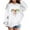 White, variant on ibuvkizy Girls Fall Winter Hoodies Sweatshirt Long Sleeve Pullover Tops,Children's Shirt Pattern T-shirt Printed Round Neck Short Top Suitable for Boys and Girls Aged Hooded Sweatshirt