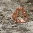 thumbnail image 4 of GEMHUB Lab Created Rose Quartz 92 Ct Trillion Shape Solid 925 Silver Pendant for Beach Stunning Pendant for Office, 4 of 4