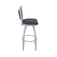 thumbnail image 4 of 870 Hadleigh 30" Swivel Bar Stool with Anodized Nickel Finish and Graph Anchor Seat and Back, 4 of 5