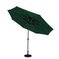 thumbnail image 5 of Calypso II 11-ft Octagon Market Umbrella with Solar LED Strip Lights - Hunter Green - Breez-Tex Canopy, 5 of 9