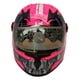thumbnail image 2 of CASCO PARA MOTO CERRADO INFANTIL POCKET A-HELMET VISOR TRANSPARENTE CERTIFICADO DOT ROSA TALLA L, 2 of 4