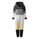 thumbnail image 5 of Gibobby Mono Bombachos Pijamas de manga larga de lana artificial para mujer Casual Color sólido Cremallera Suelta con capucha Mono Pijamas Casual Invierno Cálido Orejas lindas(Negro， S), 5 of 5