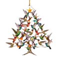 thumbnail image 1 of HUASHENG Christmas Ornament Colorful Tree Decor Stacked Ornament For Christmas Winter Home Decoration For Bird Lovers (1PC), 1 of 6