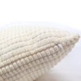 thumbnail image 3 of Funda de almohada cuadrada maciza perfecl 60x60 cm Blanco crema, 3 of 8