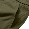 thumbnail image 6 of CaComMARK PI Cargo Shorts for Men Casual Workwear Shorts Loose Summer Outdoor Sports Pants Half Shorts Pants Army Green 8(L), 6 of 6