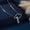 Silver, variant on Hollow Clouds Necklaces Ladder Pendant Stainless Steel Chain Choker Tree Shape Necklace For Women Jewelry Party Gifts