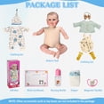 thumbnail image 5 of Ktaxon Reborn Baby Dolls, 20 Inch Realistic Newborn Eyes Open Doll Lifelike Weighted Soft Body with Accessory Set for Kids 3+, 5 of 9