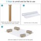 thumbnail image 5 of Alfombrilla protectora para suelo Alfombrilla para silla de oficina Alfombrilla de escritorio de PVC Protección transparente para computadora de oficina Antideslizante Durable 90 cm x 120 cm Perfecto para piso duro Oficina Hogar Protector de alfombra de piso duro Ormromra ZH-021, 5 of 8