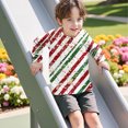 thumbnail image 5 of BaoFuBaoMei Crewneck Shirts Boys Girls Christmas Striped Long Sleeve Pullover Tops Slim Fall Clothing for Christmas Dinner Vacation Holiday, 5 of 7