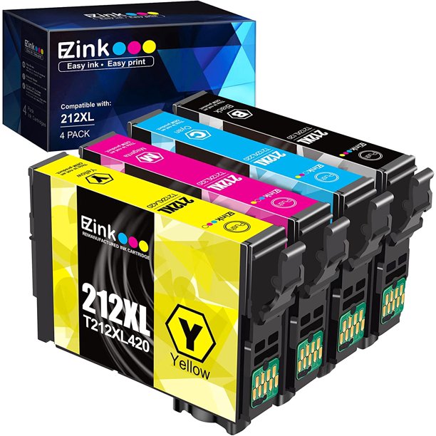 E Z Ink 212xl Ink Cartridge Replacement For Epson 212xl T212xl 212 Xl T212 Compatible With Xp 1366