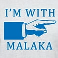 thumbnail image 3 of CafePress - I'm With Malaka, T Shirt - Men's Classic Graphic T-Shirt, 3 of 4