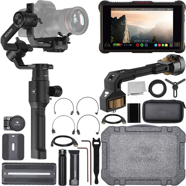DJI RoninS with PolarPro Monitor Mount for DJI RoninS and Must Have