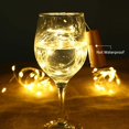 thumbnail image 5 of Wine Bottle Lights with Cork, 6.6ft 20 LED Battery Operated String Lights, Warm White Decorative Fairy Lights, Mini Copper Wire Lights for Bedroom,Christmas Wedding Decoration,10 Pcs, 5 of 7