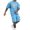 D102/Light Blue, variant on Afdoent Men's 2 Pieces Outfits Men Stylish Casual Suit Set With Pockets For Street Style And Parties Short Sleeved T Shirt And Shorts Set For Summer Vacation Beach Casual