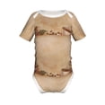 thumbnail image 2 of Balery Engraved Coffee On Kraft Paper Pattern Baby Climbing Clothes Infant Bodysuit Cute Infant Bodysuit Baby Romper-9M, 2 of 7