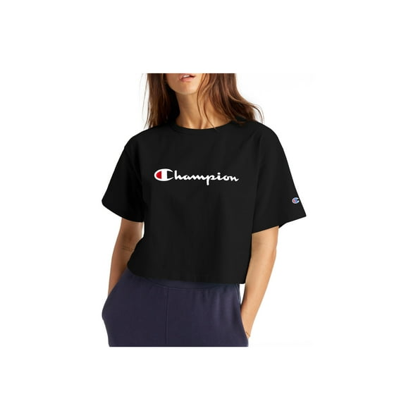 Champion C-Life Heritage Vintage Logo Cropped Women's Tee Shirt XX-Large