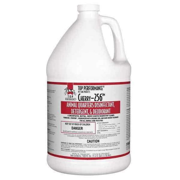 High Concentrate Dog Kennel Disinfectant Deodorant Sanatizing Cleaning Gallon (Cherry)