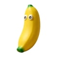 thumbnail image 2 of Aoznliie Squeeze Toys Stress Balls, Cute Banana Soft Fidget Toys for Office Desk, 5 inch Slow Rising Squeeze Toy for Anxiety Relief, Yellow, 2 of 6