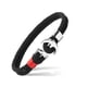 thumbnail image 5 of Guardurnaity trenzada con cuentas Retro Estética Brazalete tejido Parejas Aniversario Unisex Joyería de moda Negro Negro 5Conjunto, 5 of 6
