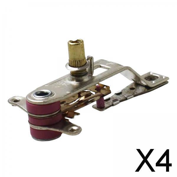 4x Interruptor de Control de Temperatura Plancha Eléctrica Doméstica Fácil de Instalar Termostato Kst250 Duradero para Repuestos de Electrodomésticos 4 piezas